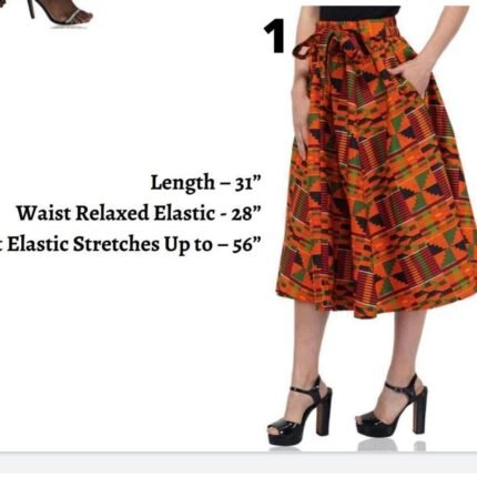Kente Skirt/One size fits all.